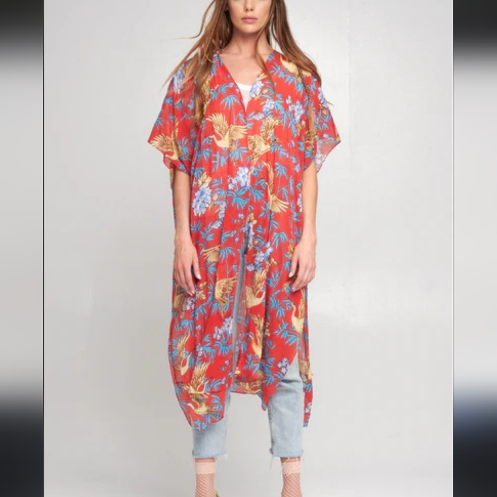 NWT Aratta Lady Bird Embellished Kimona OSFM